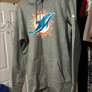 Nike Miami Dolphins Gray Hoodie